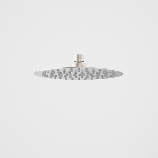 Caroma 200mm Round Rain Shower - Brushed Nickel