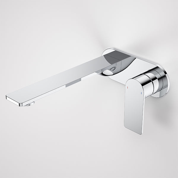 Caroma Urbane II 220mm Wall Basin/Bath Mixer Round Chrome - The Blue Space