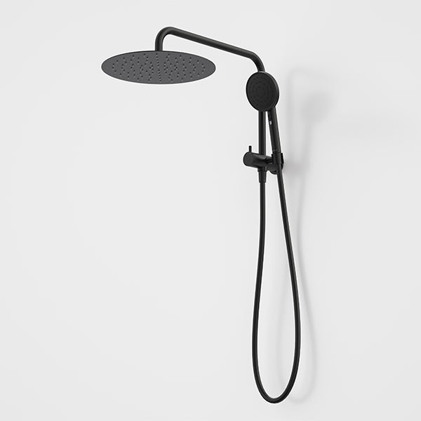 Caroma Urbane II Compact Twin Shower Matte Black - The Blue Space
