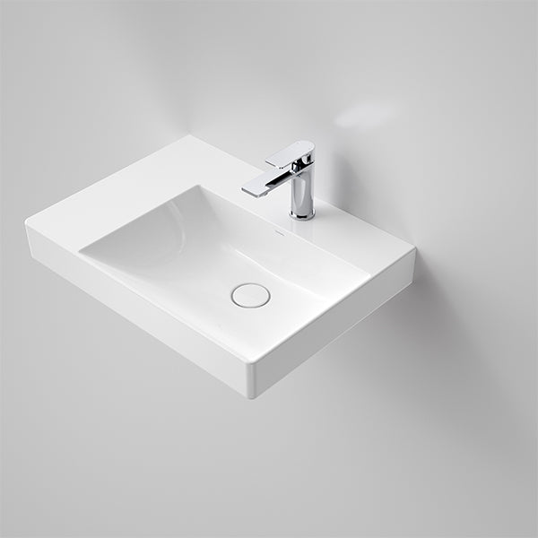 Caroma Urbane II Left Hand Shelf Wall Basin One Taphole - The Blue Space