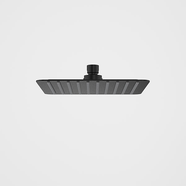 Caroma Urbane II Square Rain Shower Head 200mm Matte Black - The Blue Space