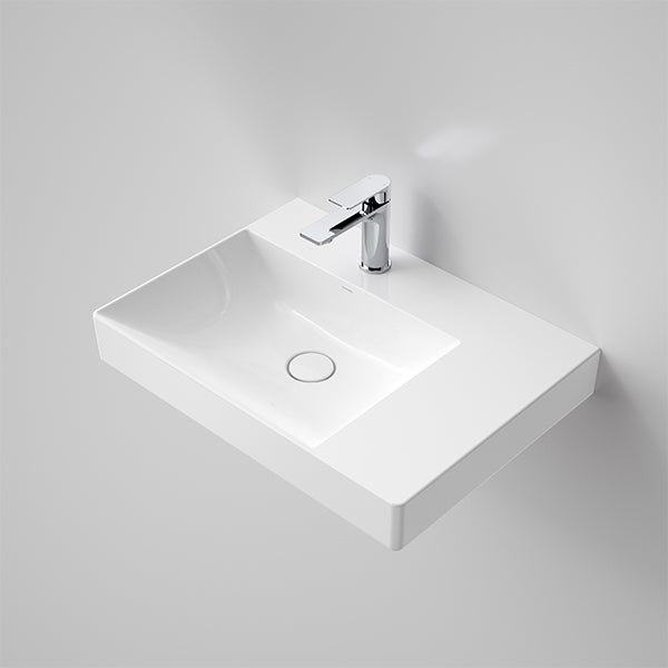 Caroma Urbane II Right Hand Shelf Wall Basin One Taphole - The Blue Space