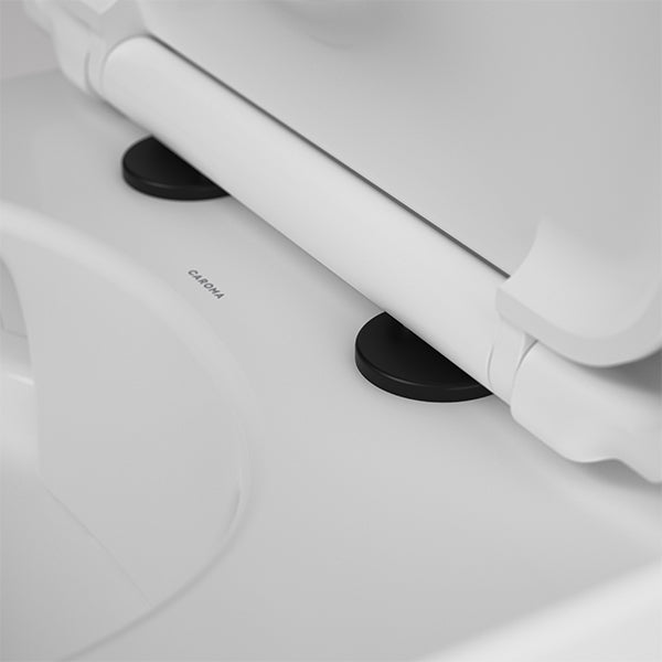 Caroma Urbane II Toilet Seat Hinge Matte Black - The Blue Space