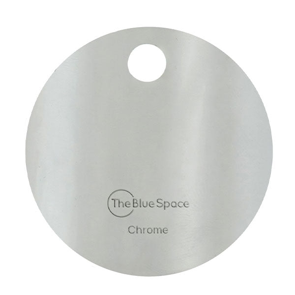 The Blue Space Colour Samples in Chrome