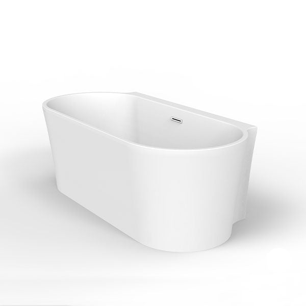 Decina Aurora Back to Wall Freestanding Bath - The Blue Space