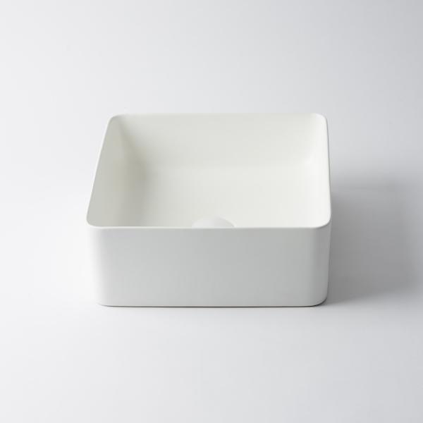 Eight Quarters Amaroo Square Matte White Basin - The Blue Space