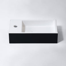 Eight Quarters Oxford Wall Hung Basin with Left Side Taphole - Online at The Blue Space