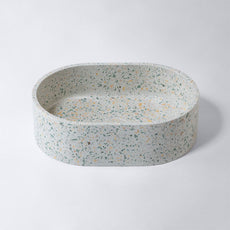 Eight Quarters Terrazzo Mini Pod Above Counter Basin in Lucca - Online at The Blue Space