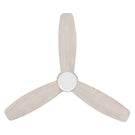 Eglo Seacliff 44" 112cm DC Ceiling Fan - White with Oak finish - The Blue Space