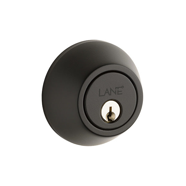 Lane Double Cylinder Deadbolt Matte Black - The Blue Space