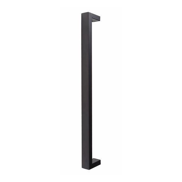 Lane Pull Handle 620 X 600 X 40 X 20 Square D Matte Black - The Blue Space