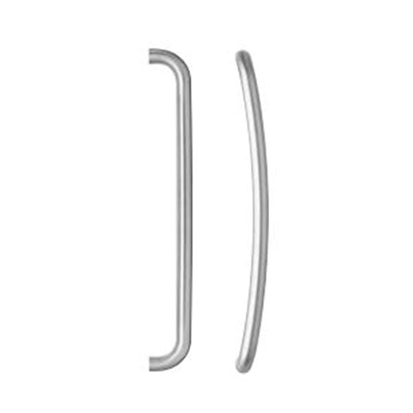 Lockwood Entrance Pull Handle 192 Satin Stainless Steel - The Blue Space