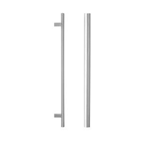 Lockwood Entrance Pull Handle 141 Satin Stainless Steel - The Blue Space