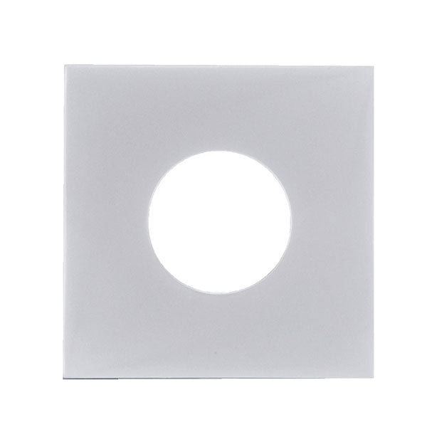 Lockwood Velocity Series Square Trim Large Rose Passage Set Satin Chrome Pearl - The Blue Space