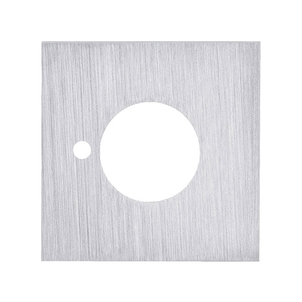 Lockwood Velocity Series Square Trim Large Rose Privacy Set Brushed Satin Chrome - The Blue Space