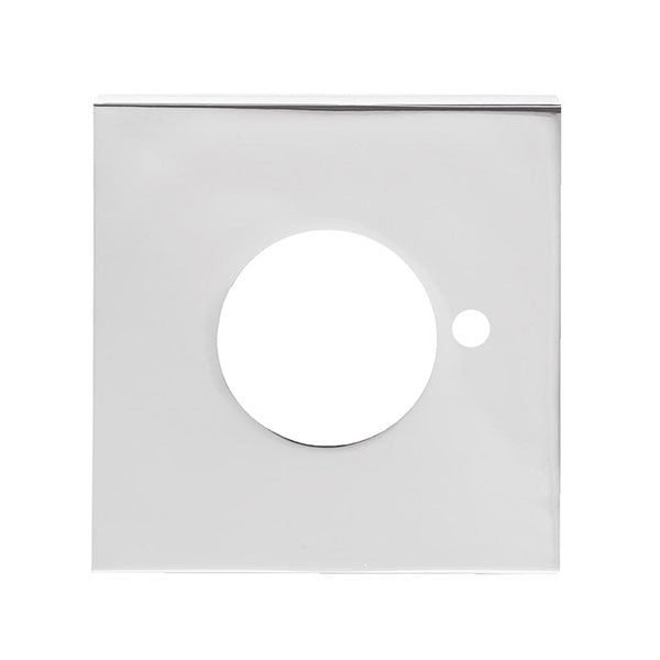 Lockwood Velocity Series Square Trim Large Rose Privacy Set Chrome Plate - The Blue Space