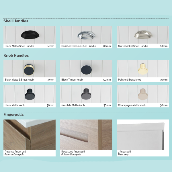 Marquis Handle Options - The Blue Space
