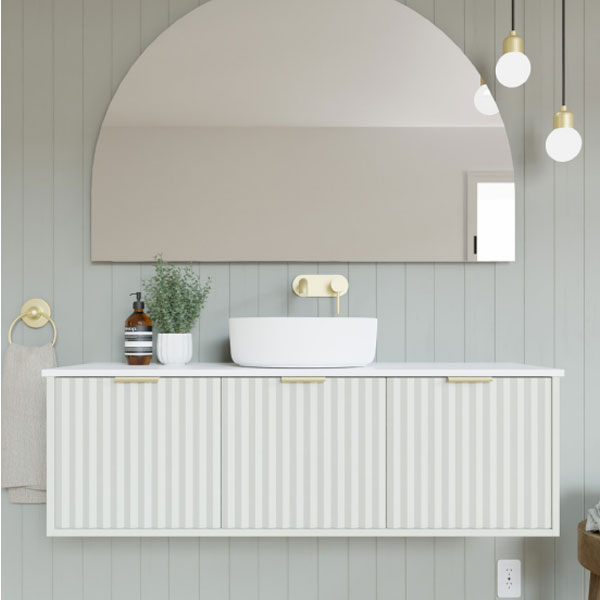 Marquis Wall Hung Vanity in Topiary - Online at The Blue Space