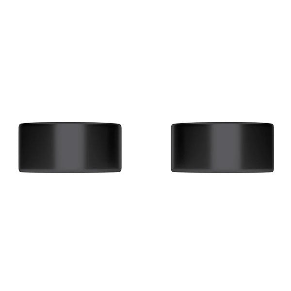 Meir Circular Wall Taps Matte Black - The Blue Space