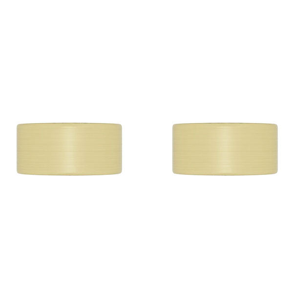Meir Circular Wall Taps Tiger Bronze - The Blue Space
