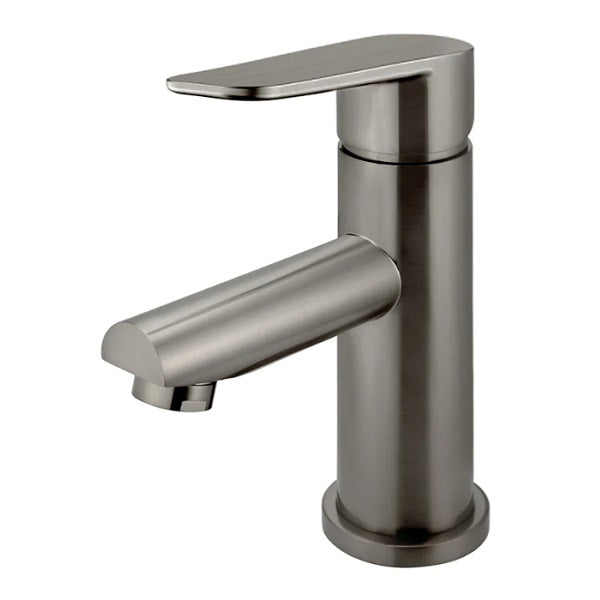 Meir Paddle Round Basin Mixer - Shadow - The Blue Space