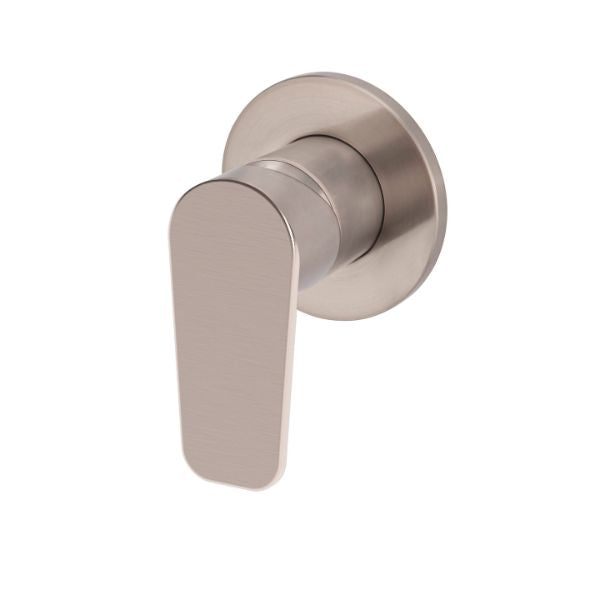 Meir Paddle Round Wall Mixer Champagne - The Blue Space