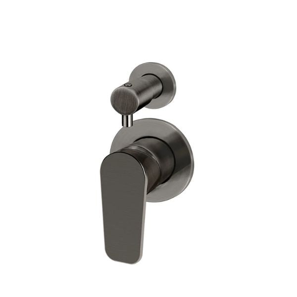 Meir Paddle Round Wall Mixer with Diverter Shadow - The Blue Space