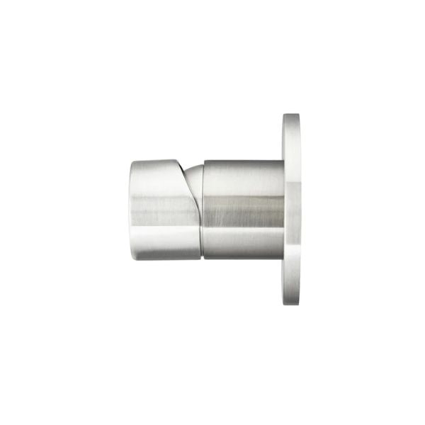 Meir Pinless Round Wall Mixer Brushed Nickel - The Blue Space