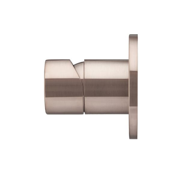 Meir Pinless Round Wall Mixer Champagne - The Blue Space