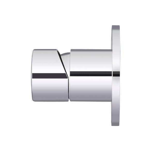 Meir Pinless Round Wall Mixer Chrome - The Blue Space