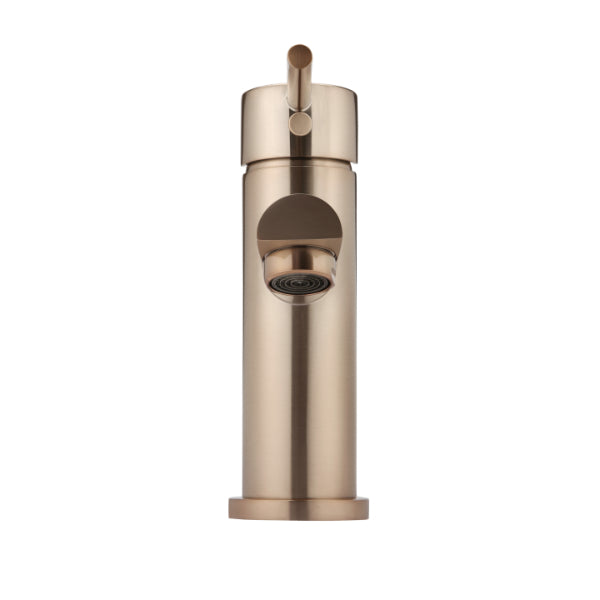 Meir Round Champagne Basin Mixer | The Blue Space