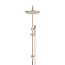 Meir Round Combination Shower Rail 300mm Rose & Hand Shower - Champagne | The Blue Space