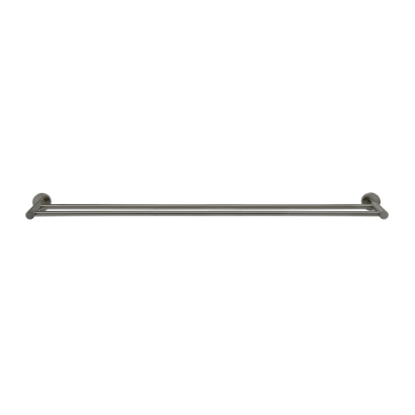 Meir Round Double Towel Rail 900mm Shadow - The Blue Space