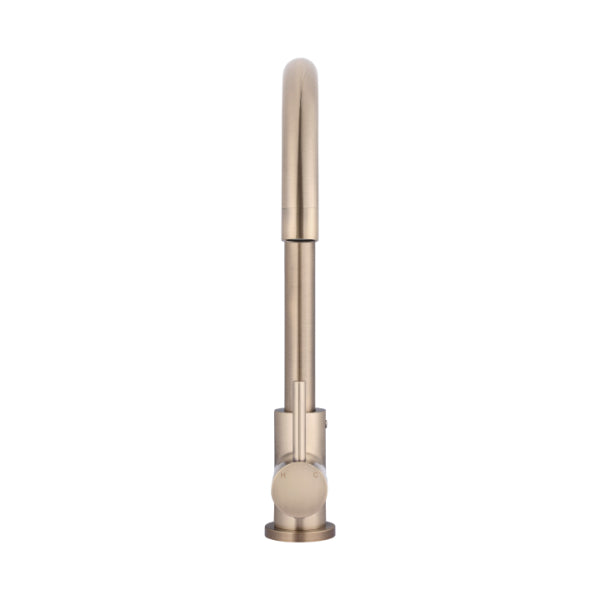 Meir Round Kitchen Mixer - Champagne | The Blue Space