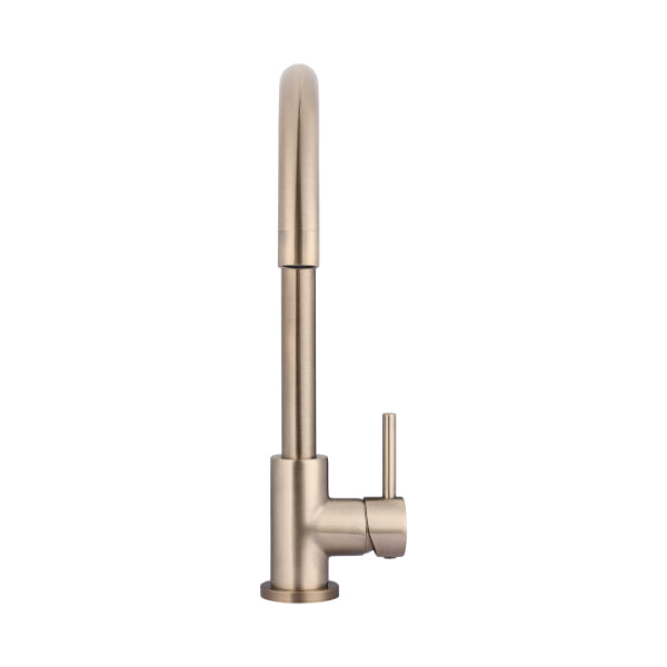 Meir Round Kitchen Mixer - Champagne | The Blue Space