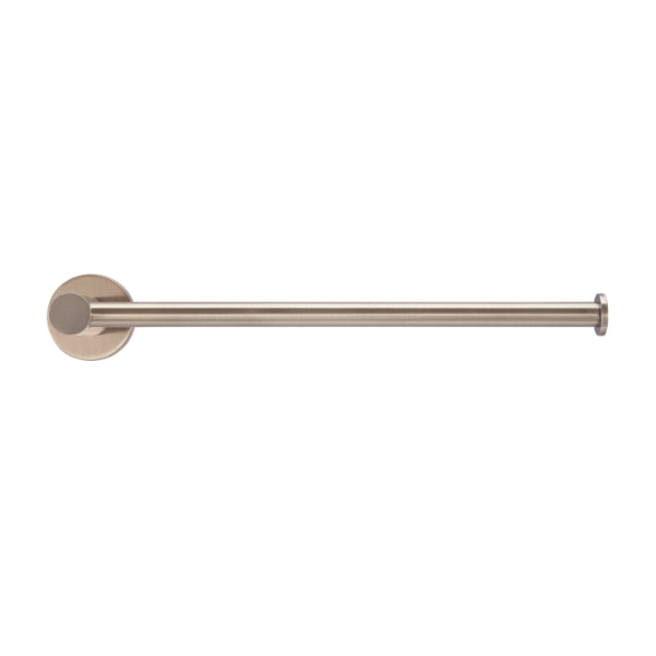 Meir Round Guest Towel Rail Champagne | The Blue Space