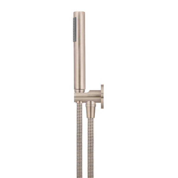 Meir Round Hand Shower on Bracket - Champagne | The Blue Space