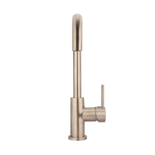 Meir Round Kitchen Mixer - Champagne | The Blue Space