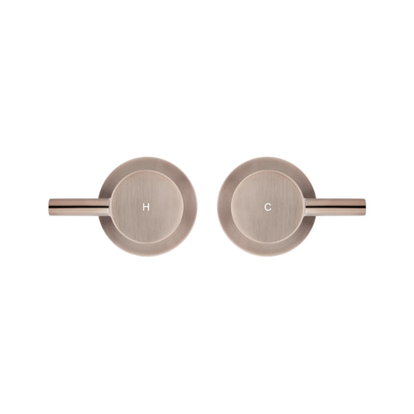 Meir Round Quarter Turn Wall Top Assemblies Champagne | The Blue Space