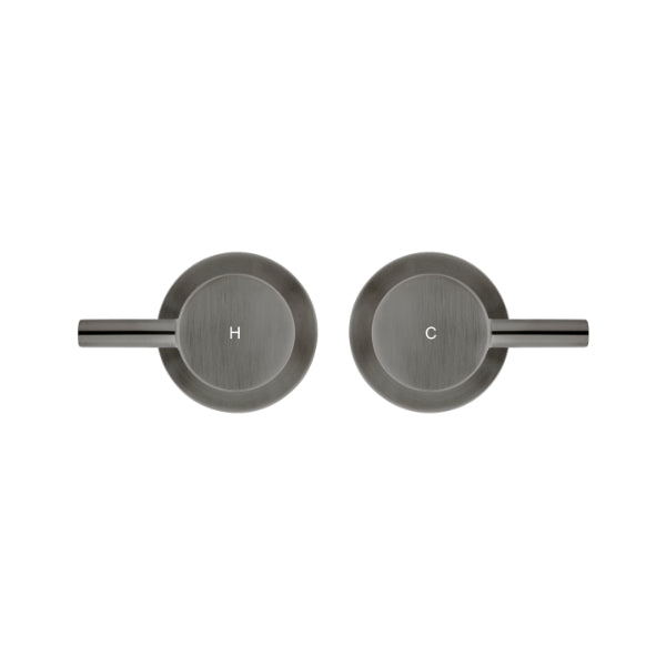Meir Round Quarter Turn Wall Top Assemblies Shadow - The Blue Space