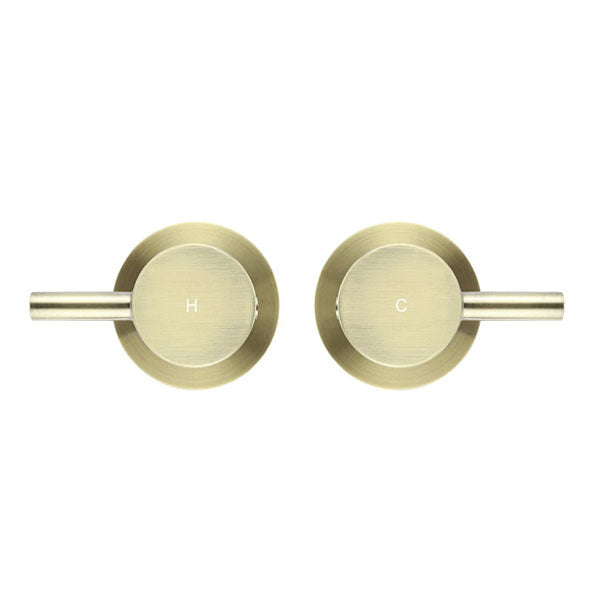 Meir Round Quarter Turn Wall Top Assemblies Tiger Bronze