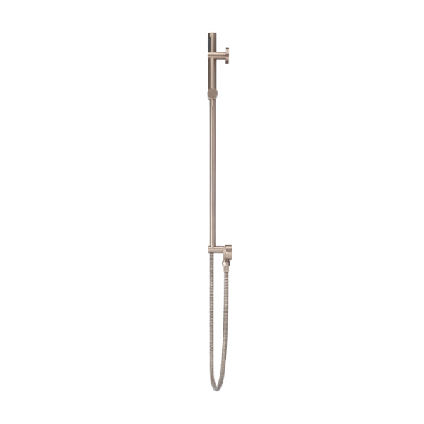 Meir Round Shower on Rail - Champagne | The Blue Space