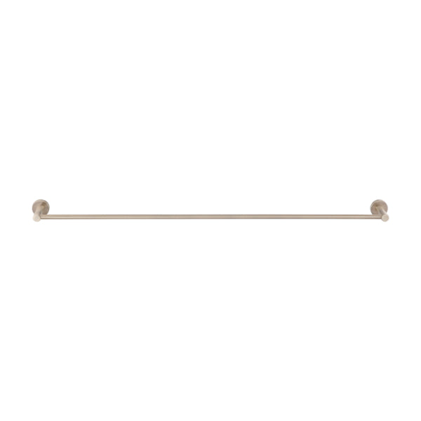 Meir Round Single Champagne Towel Rail 900mm | The Blue Space