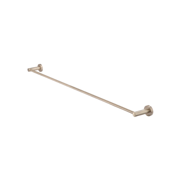 Meir Round Single Champagne Towel Rail 900mm | The Blue Space