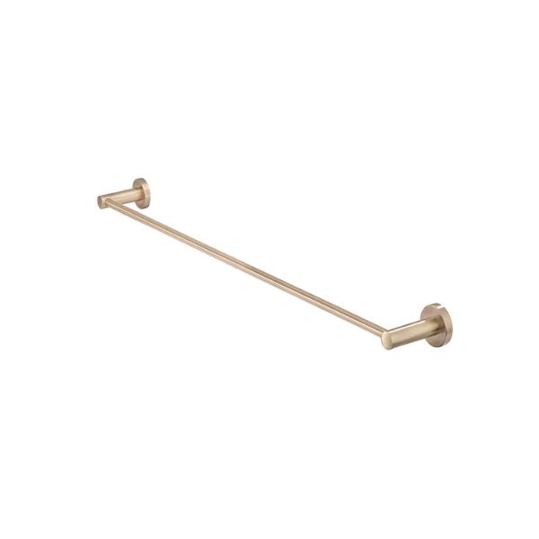Meir Round Single Towel Rail Champagne 600mm - The Blue Space