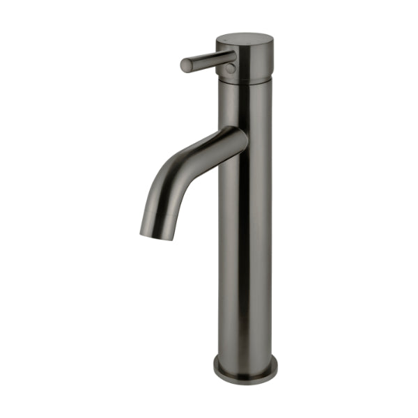 Meir Round Tall Curved Basin Mixer Shadow - The Blue Space