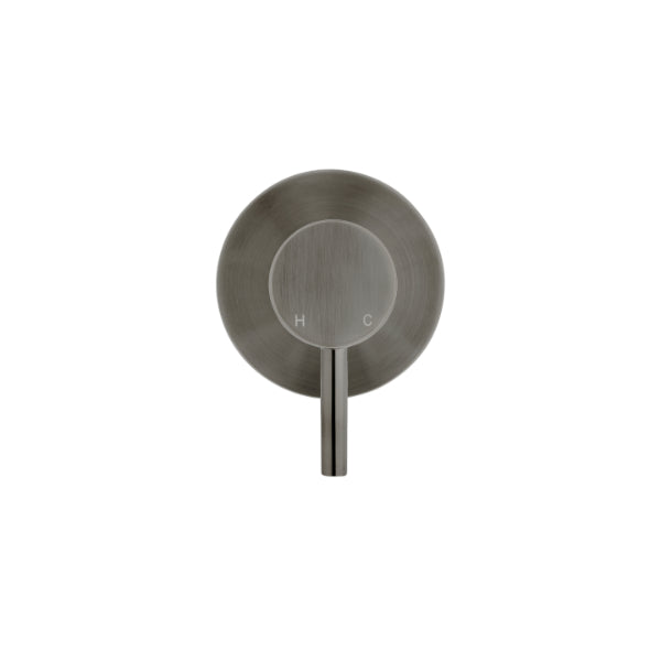 Meir Round Wall Mixer Short Pin Lever Shadow - The Blue Space