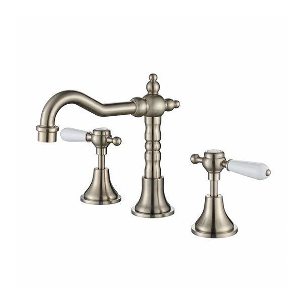 Modern National Bordeaux Basin Set Brushed Nickel - Online at The Blue Space