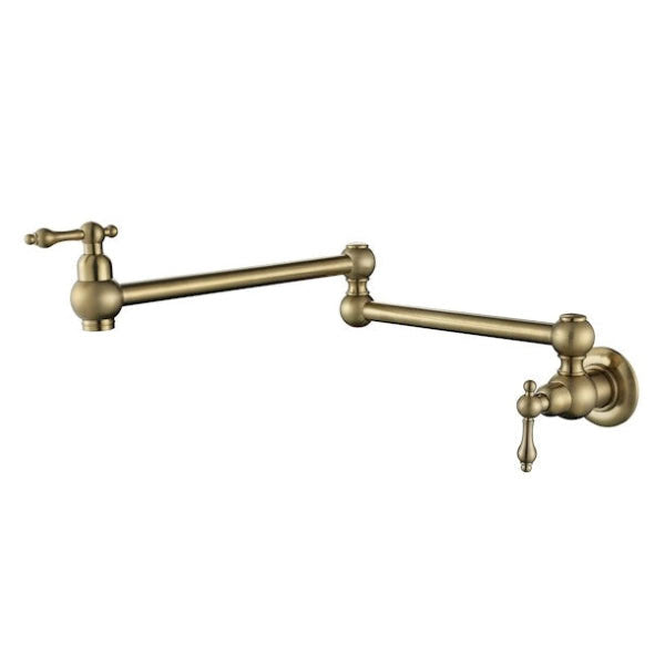 Modern National Bordeaux Cold Water Kitchen Pot Filler Tap Brushed Bronze - Online at The Blue Space