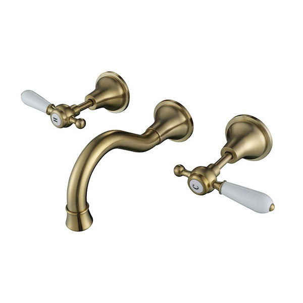 Modern National Bordeaux Wall Bath Set Brushed Bronze - Online at The Blue Space